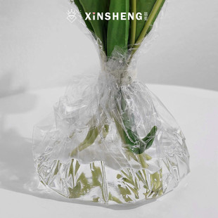 纸卷手工包花艺材料 透明塑料鲜花束打底包装 芯苼物语 玻璃纸系列