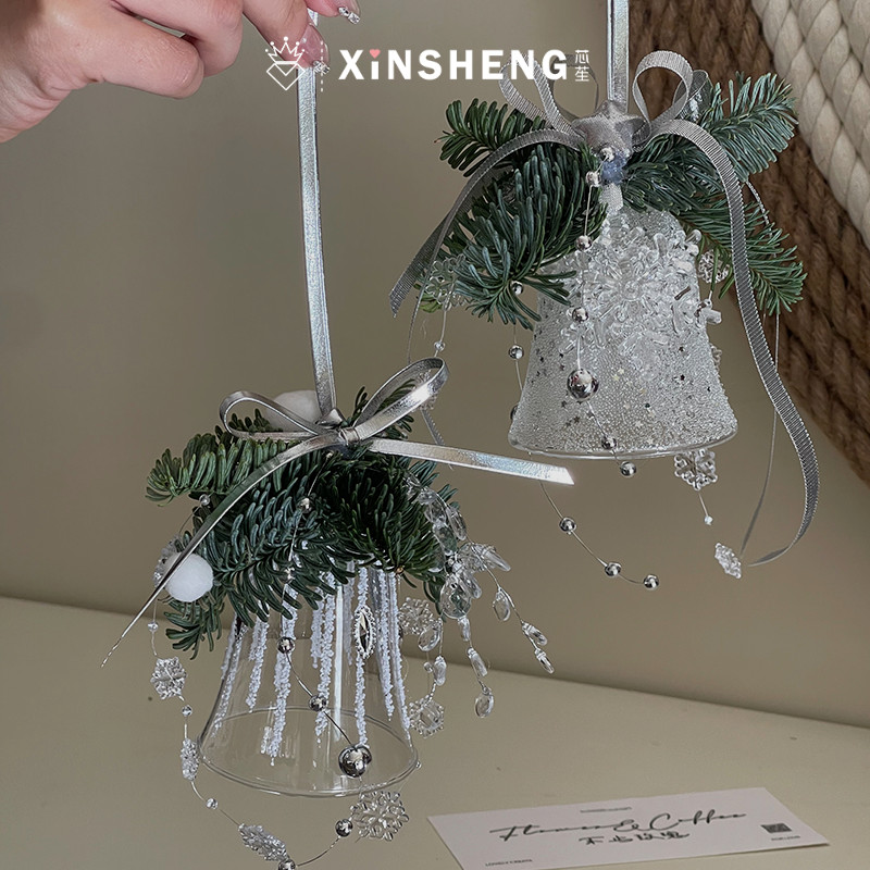 芯苼物语落雪铃铛车挂浪漫礼物