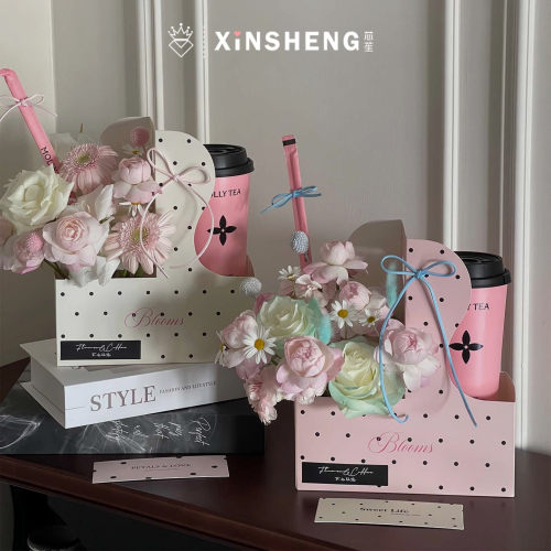 芯苼物语原创奶芙花园手提盒
