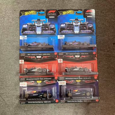 HOT WHEELS/风火轮金标F1车队RB20哈斯VF24阿尔派A524限量版HRV11