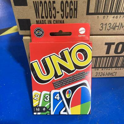 美泰UNO经典欢乐纸牌-W2085休闲聚会乌诺游戏互动扑克牌