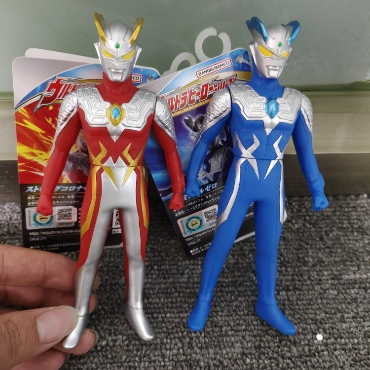 万代奥特英雄500系列 赛罗奥特曼强壮日冕月神奇迹型934软胶人偶