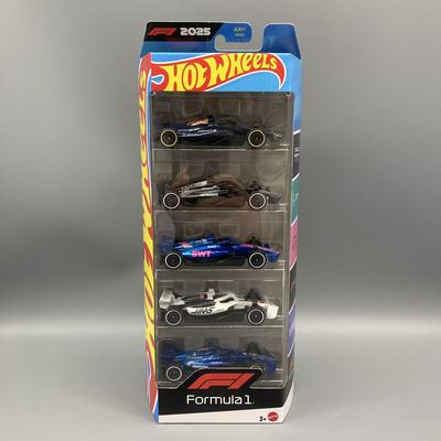 HOT WHEELS/风火轮 五连包系列 F1赛车合金小汽车模型 JLN11