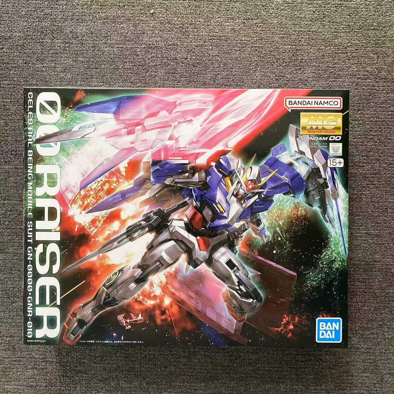 BANDAI/万代正品 MG OO 强化高达 拼装收藏模型 摆件5063082