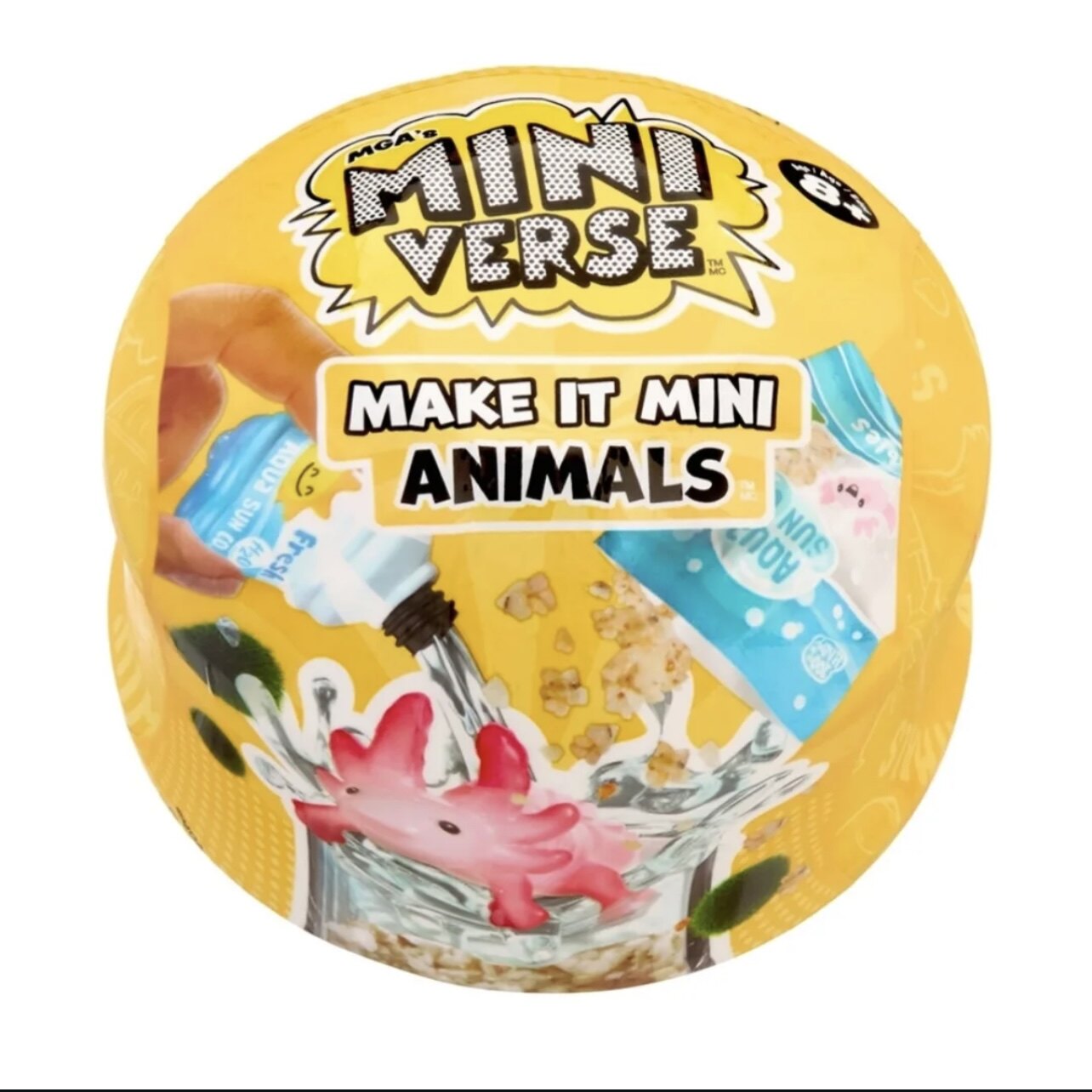 miniverse动物系列迷你diy盲球 仓鼠 荷兰猪鹦鹉兔子微缩儿童玩具