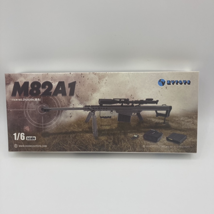 ZYTOYS 1/6 M82A1巴雷特狙击枪 兵人武器 塑料材质 模型