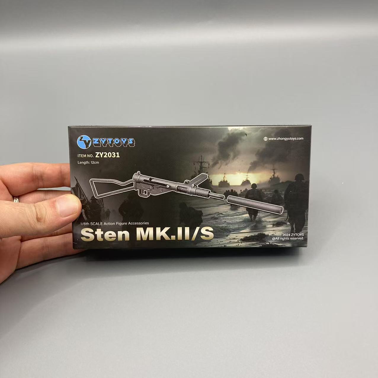 ZYTOYS ZY2031 二战1/6比例 斯登 STEN 冲锋枪 MK. II/S英军 兵人