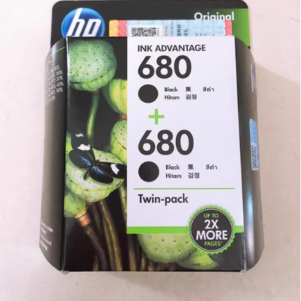 原装HP680双黑墨盒3638 3636 4538 4678 5088 2138 3838黑彩套装