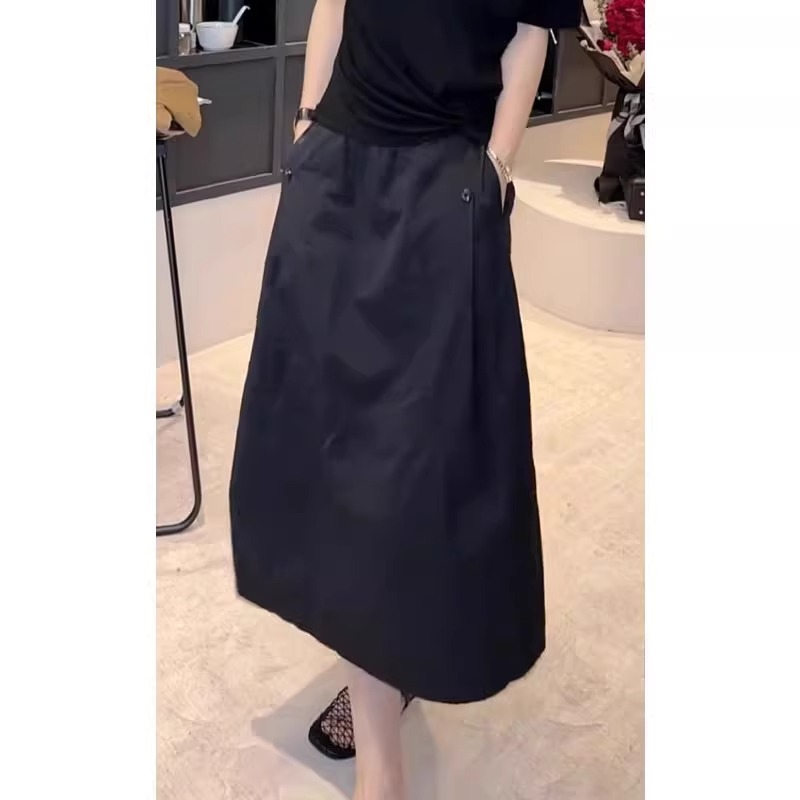 大码高腰半身裙女夏季新款显瘦