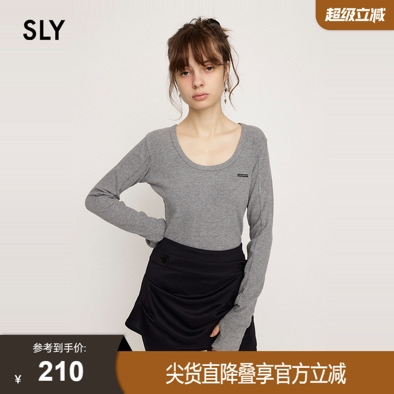 罗纹圆领套头针织衫采用高品质的针织面料