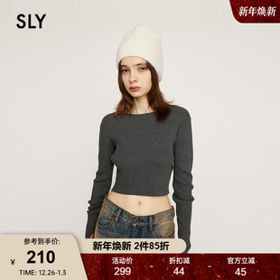 简约风短款 新品 内搭针织衫 修身 1771 SLY 上衣030HAR70 2024冬季