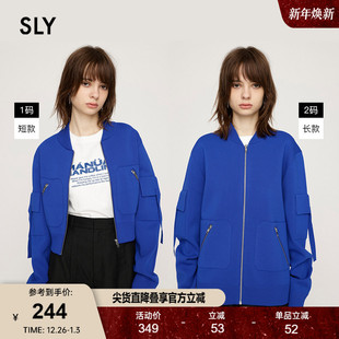 都市运动风棒球夹克针织外套030HAA70 新品 1441 2024冬季 SLY