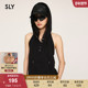 春季 美式 复古运动风连帽露背无袖 SLY 背心030HSR90 0351