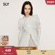 夏季 女030ISR30 新品 设计感泡泡袖 SLY 衬衫 法式 条纹长袖 0831