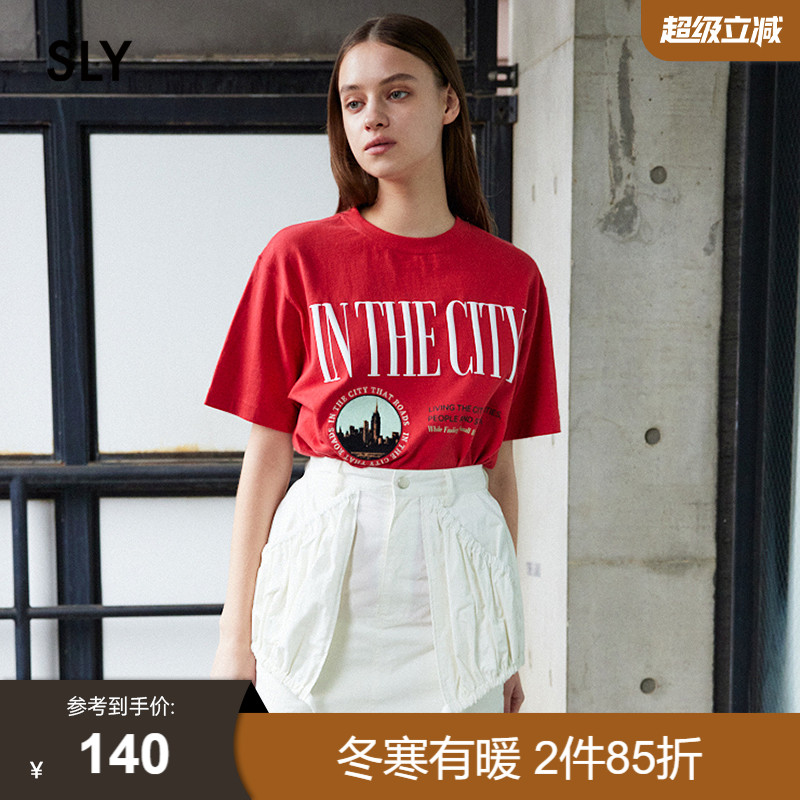 SLY城市户外风松弛感短袖T恤