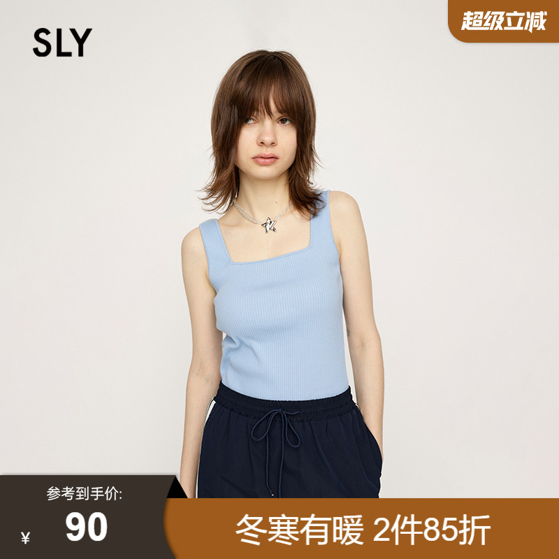 slycleanfit简约针织吊带背心