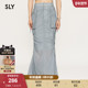 夏季 新品 机能嘻哈风绑带鱼尾裙工装 SLY 半身裙030HSZ31 1691
