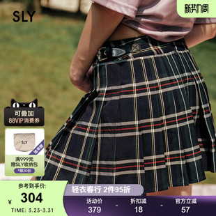 纹百褶半身裙030HSZ31 SLY 运动芭蕾风格 新品 0551 夏季