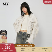 新品 酷辣街头短款 工装 SLY24冬季 抽绳夹克外套女038HAM30 0191