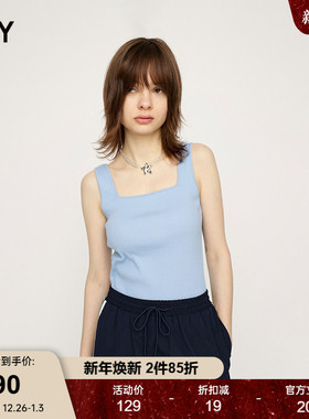 SLY 2024夏季新品clean fit简约内搭针织吊带背心女030HSI80-1041