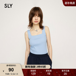 fit简约内搭针织吊带背心女030HSI80 SLY clean 新品 1041 2024夏季