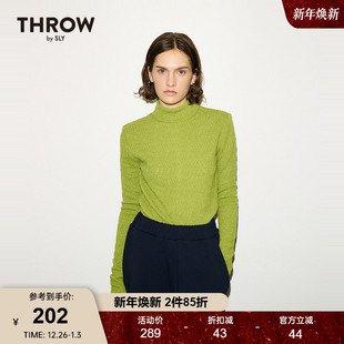 030HA080 SLY冬季 高领针织衫 THROW系列通勤修身 2081 新品