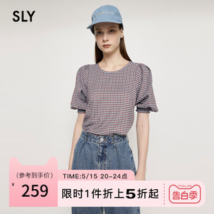 夏季 新品 日系休闲Style纹设计灯笼短袖 4030 SLY 衬衫 030GSI80