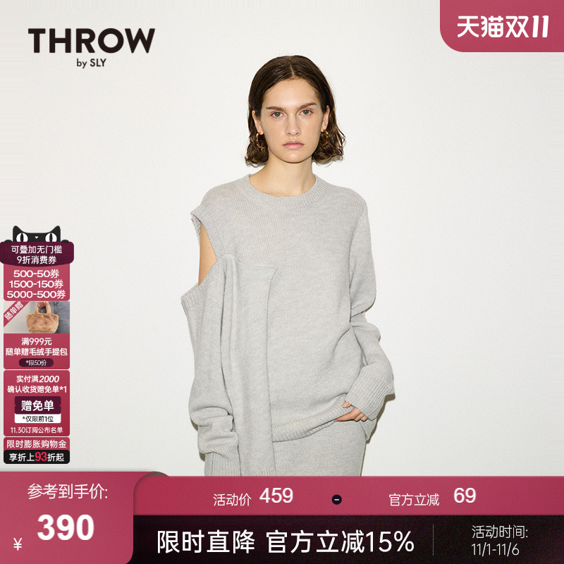 针织SLY套头低圆领通勤风