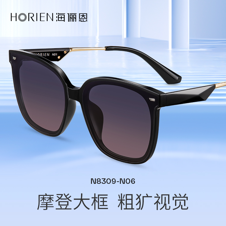 海俪恩太阳眼镜 gm墨镜男女情侣2024新款防晒开车驾驶高级感N8309