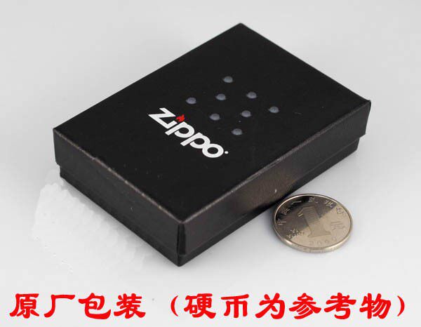 ZIPPO打火机黑色小纸盒