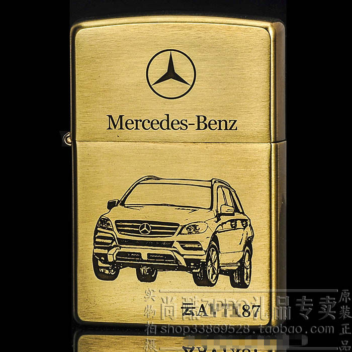 Original quality ZIPPO Pure copper Kerosene lighter Etching customized Profound Benz cross-country automobile Car Numberin the  ZIPPO/Swiss Army Knife/Glasses , Brand lighters and accessories ,  ZIPPO/Zippo  category - from Buy2taobao.com to provide professional Taobao agent buy service
