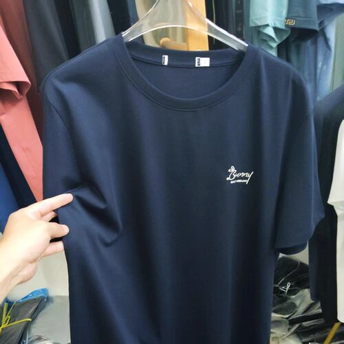 23年兔年生肖款！刺绣 男女情侣！h家商场撤店尾货圆领短袖T恤008