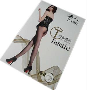 丽人超薄包芯丝T裆隐形连裤袜丝袜TASSIC pantyhose 夏季t档女袜