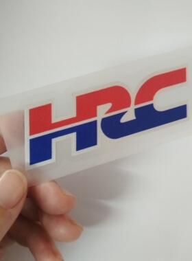 HRC摩托车贴纸CB190 CBR650R CBR300 500 400R改装头盔油箱反光贴