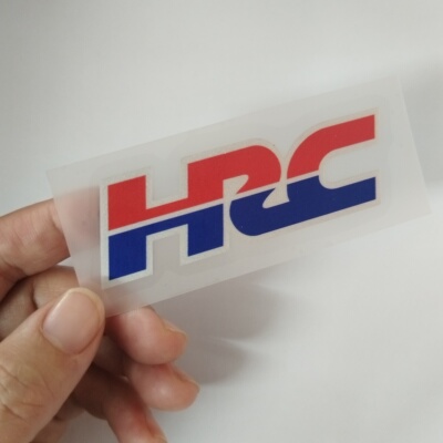 HRC摩托车贴纸CB190 CBR650R CBR300 500 400R改装头盔油箱反光贴