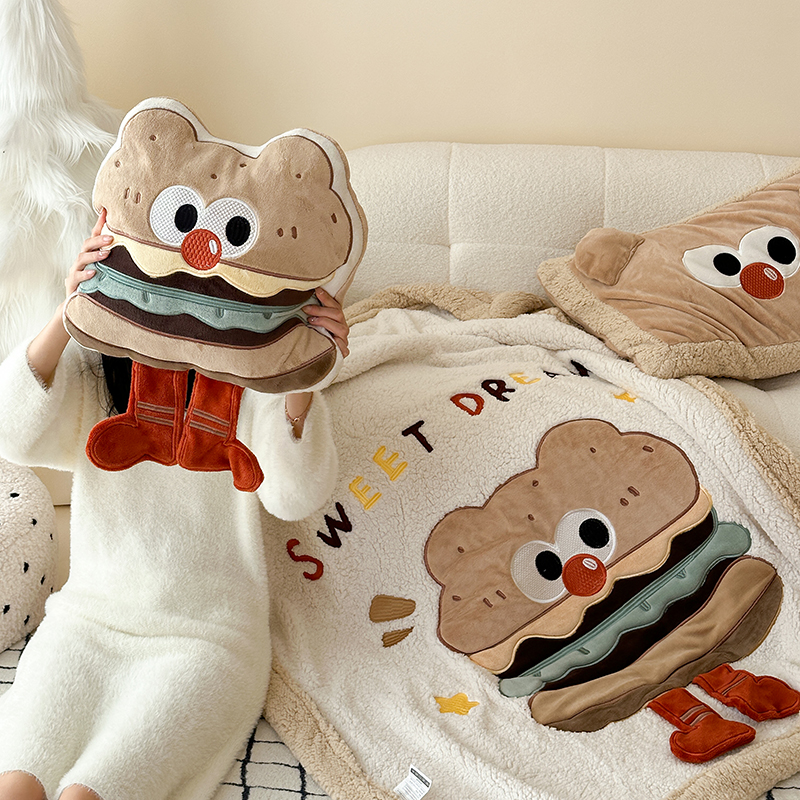 Zijpe~卡通新款秋冬季抱枕百搭靠枕可爱单品可搭配同款毯子床品