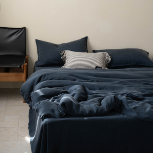 床品 简约60s莱赛尔天丝床单被套四件套软糯床笠式 Zijpe 春夏新品