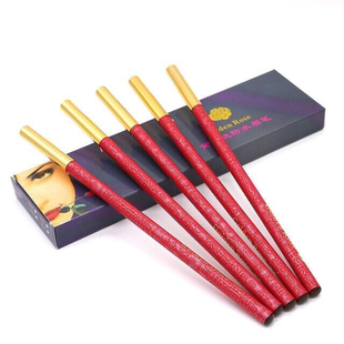 三支装纹绣设计眉型金玫瑰拉丝可防水防麻不晕染不脱色纹绣师眉笔