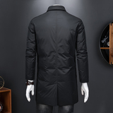 2026男士羽绒服长款白鸭绒羽绒服长款外套8653/P345长期有货，男装羽绒服，钱塘7038(原5007）