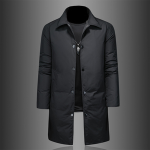 2026男士羽绒服长款白鸭绒羽绒服长款外套 8653/P345长期有货,男装羽绒服,钱塘7038(原5007）