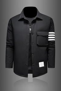 2026新品男士90羽绒服短款衬衫羽绒服yr6609-1/P265 长期有货图片