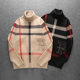 25冬季高领加厚男毛衣羊毛衫半休闲针织衫打底衫8053p135198，男装针织衫/毛衣，钱塘7038(原5007）