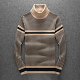 冬季2025新款潮男可翻高领羊毛衫针织衫打底9538/p135长期有货，男装针织衫/毛衣，钱塘7038(原5007）