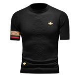 2025新款男装提花毛衣羊毛衫圆领针织衫打底衫2501p125长期货，男装针织衫/毛衣，钱塘7038(原5007）