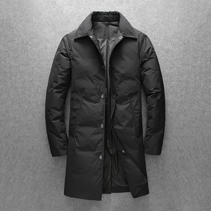 2025男士羽绒服长款白鸭绒羽绒服长款外套 8653/P345长期有货,男装羽绒服,钱塘7038(原5007）