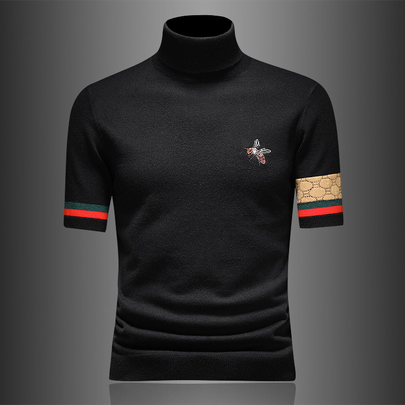 2026新品男士冬季加厚半高领羊毛衫毛衣针织衫打底衫7805p125长期，男装针织衫/毛衣，钱塘7038(原5007）