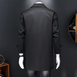 2023春款男士风衣外套西服领中长款8661-1/p225，商品下架区，钱塘7038(原5007）