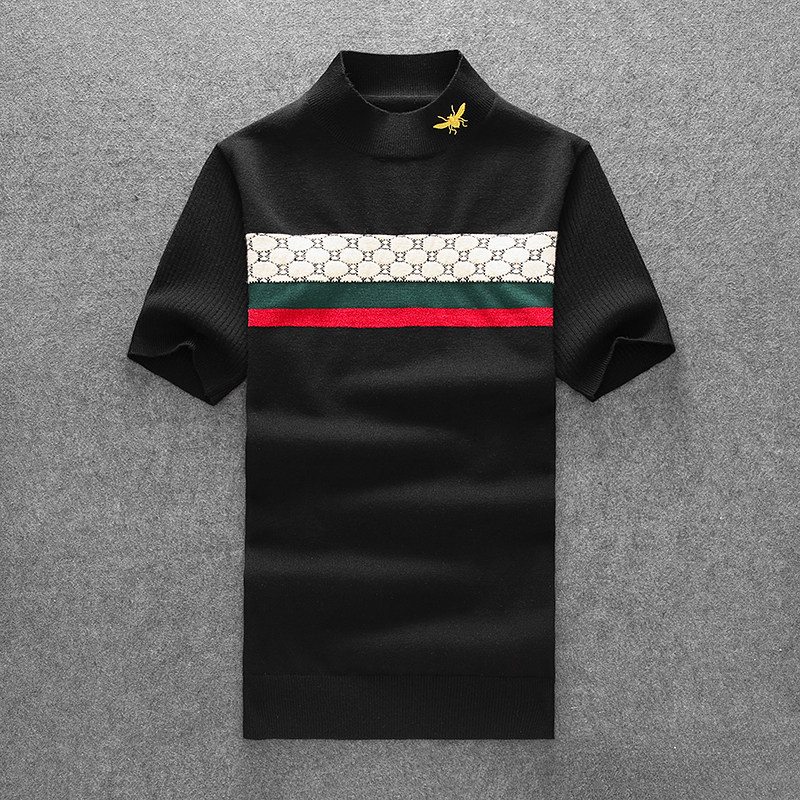 25新品秋冬季羊毛衫男半袖羊毛衫针织衫打底9838/p125长期有货,男装针织衫/毛衣,钱塘7038(原5007）