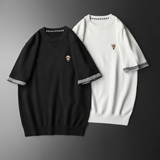 2026新款男装提花毛衣羊毛衫圆领针织衫打底衫23304p125长期货，男装针织衫/毛衣，钱塘7038(原5007）