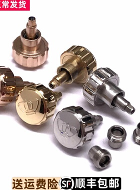 天王表把头GS5632精钢GS5961防水GS5633原装表冠GS5634GS5635送杆